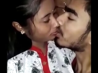 desi establishing lovers fervent kissing fro relation sex - .com
